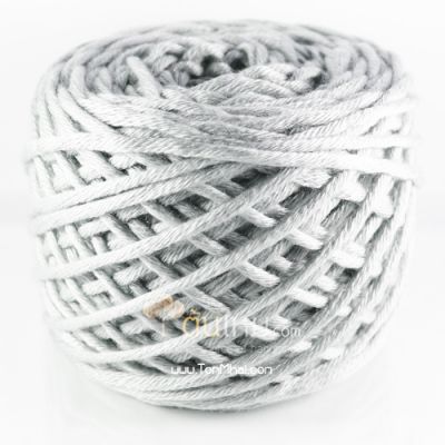 ไหมพรม คอตตอน เพิร์ล เทาหมอก (Pearl Cotton - Foggy Light Gray)