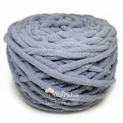 ไหมพรมอูด้ง เทากลางอมฟ้า (Middle Gray shade Blue)