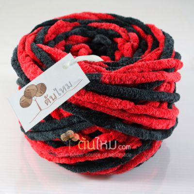 ไหมพรมอูด้ง ปีศาจแดงดำ (Black Red Devil)