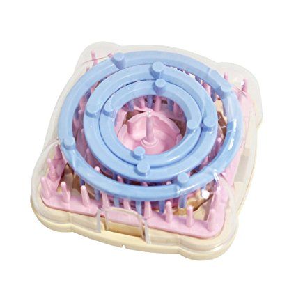 ชุดลูม บล็อกทำดอกไม้ด้วยไหมพรม 8ชิ้น 6ขนาด (8 Pieces / 6 sizes Flower Loom)