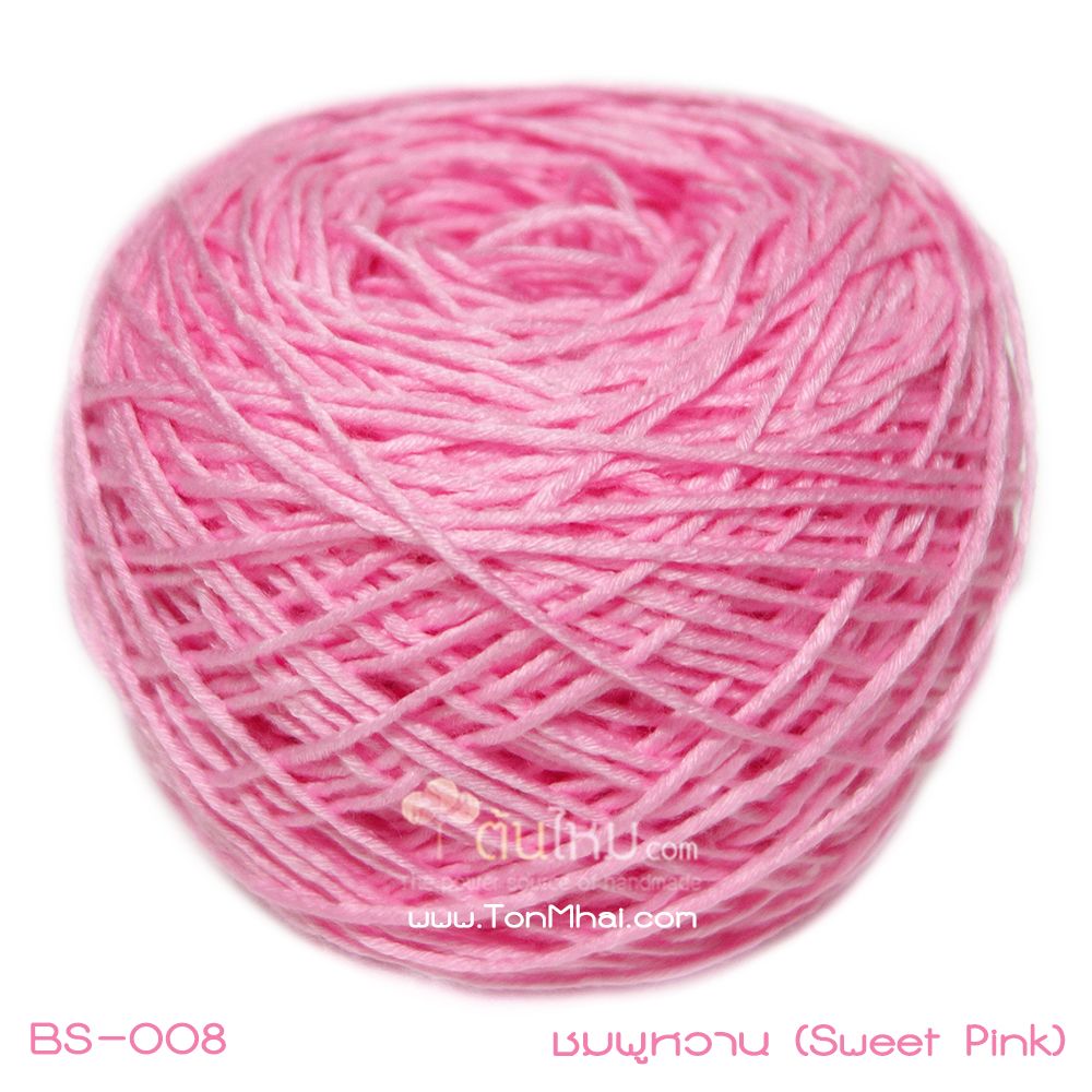 ไหมพรมเบบี้ซิลค์ ชมพูหวาน (Sweet Pink)