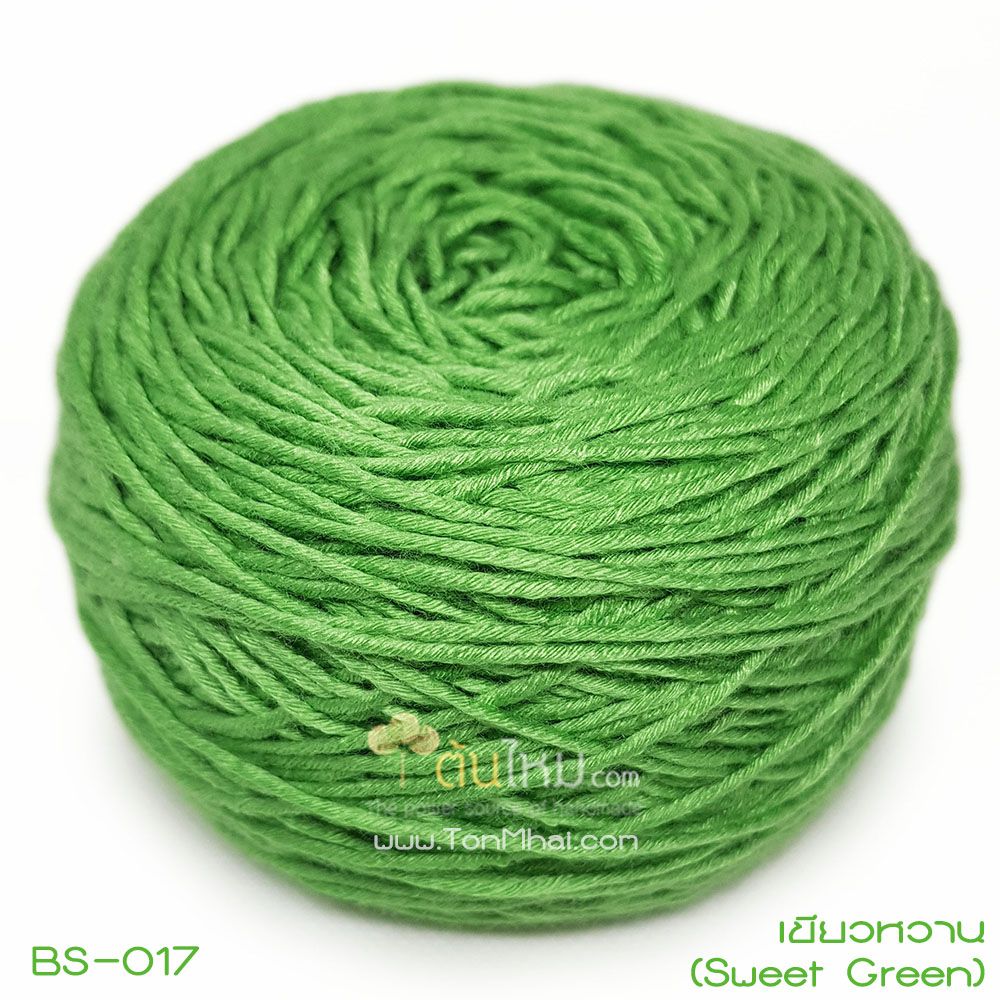 ไหมพรมเบบี้ซิลค์ เขียวหวาน (Sweet Green)