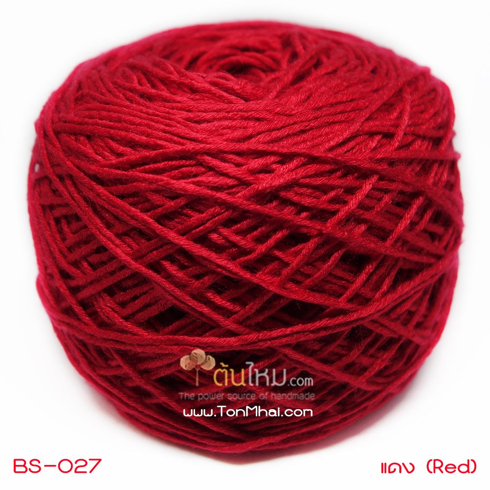 ไหมพรมเบบี้ซิลค์ แดง (Red)