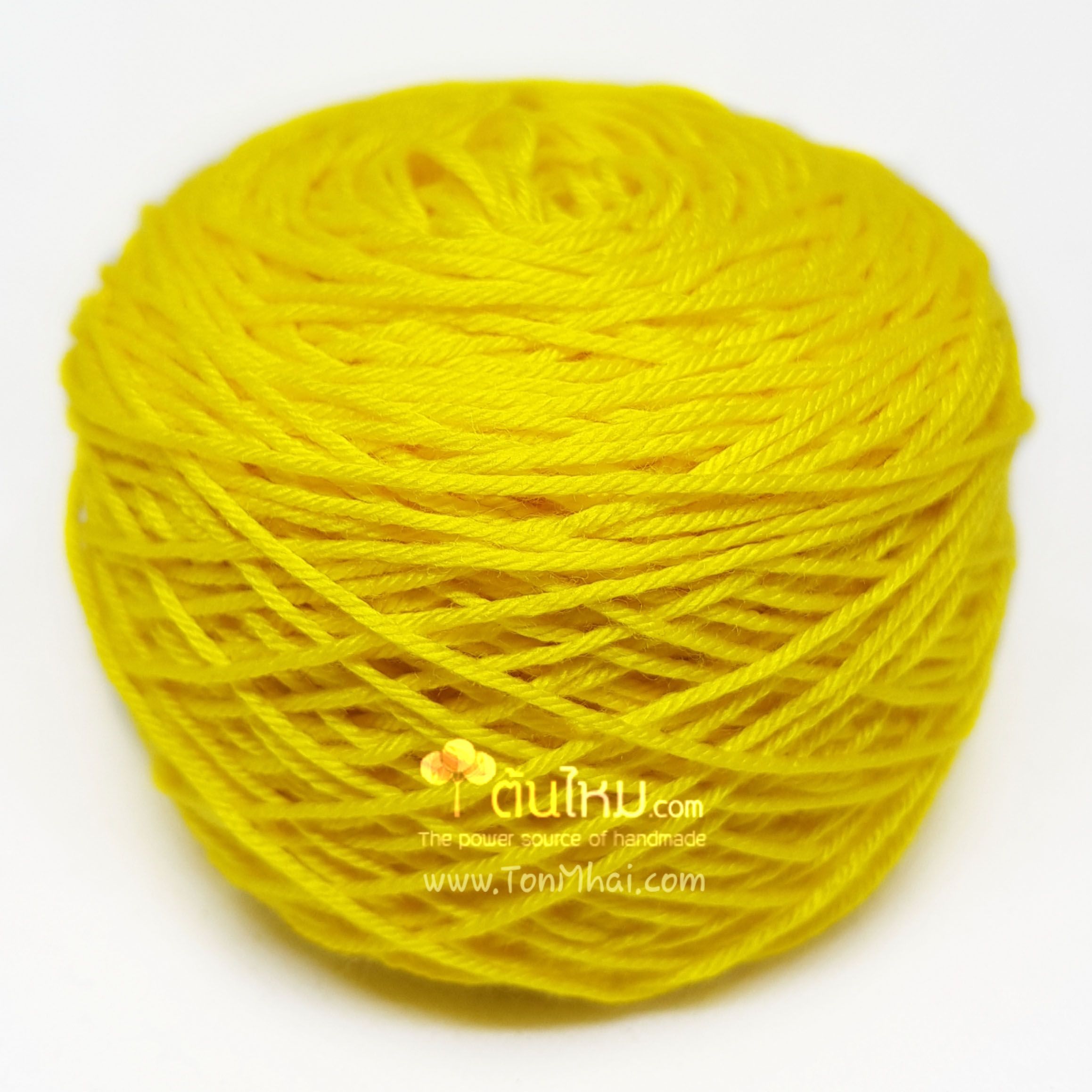 ไหมพรมอินโดซิลค์ เหลืองดาวเรือง (Yellow Marigold)